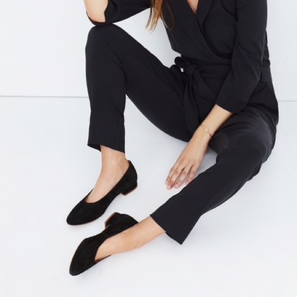 Madewell | Leia Ballet Flat in Black | 6.5